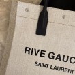 Borsa shopping YSL Saint Laurent rive gauche Bianco