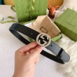 Pari all'originale replica Cintura Gucci GG con fibbia Doppia G 625839