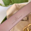 Pari all'originale replica Cintura Gucci GG con fibbia Doppia G 625839 Marrone