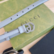 Qualità superiore replica Cintura Gucci GG Marmont sottile 2cm 414516 Grigio Qualità superiore replica Cintura Gucci GG Marmont sottile 2cm 414516 Grigio