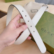 Cintura Gucci GG Marmont sottile 3cm 414516 Bianco Cintura Gucci GG Marmont sottile 3cm 414516 Bianco