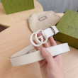 Cintura Gucci GG Marmont sottile 3cm 414516 Bianco Cintura Gucci GG Marmont sottile 3cm 414516 Bianco