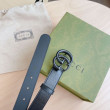 Cintura Gucci GG Marmont sottile 3cm 414516 Nero Cintura Gucci GG Marmont sottile 3cm 414516 Nero
