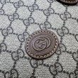 Dettagli perfetti Gucci Borsa media con Interlocking G 674155 Marrone