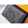 Dettagli perfetti LV Pocket Organizer Taurillon Shadow M80038