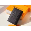 Dettagli perfetti LV Pocket Organizer Taurillon Shadow M80038
