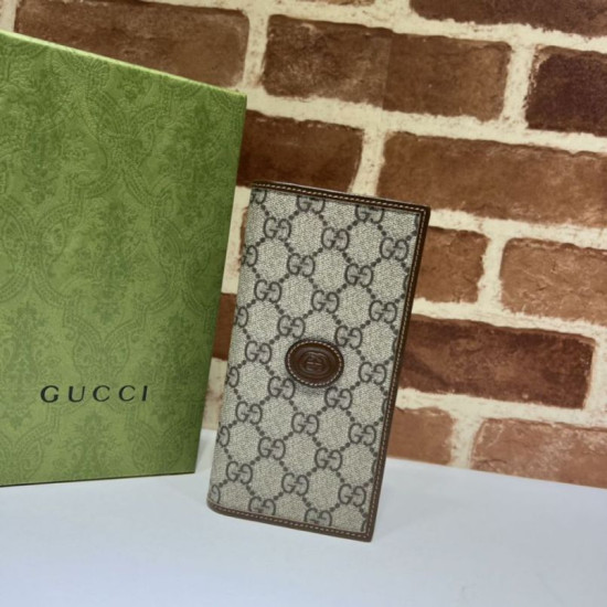 Qualità da grande replica di alta qualità Gucci Portafoglio lungo con Interlocking G 672947 Qualità da grande replica di alta qualità Gucci Portafoglio lungo con Interlocking G 672947