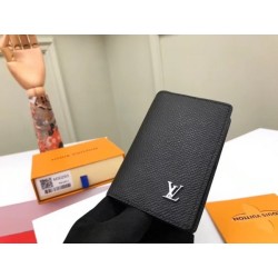 Pari all'originale replica di alta qualit&agrave; LV Pocket Organizer Taiga Pelle M30283