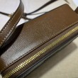 Gucci Borsa Mini con Interlocking G 671674 Marrone