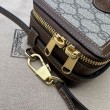 Gucci Borsa Mini con Interlocking G 671674 Marrone