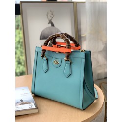 Gucci Imitazioni borse griffate tote Diana piccola 660195 Azzurro