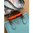Gucci Imitazioni borse griffate tote Diana piccola 660195 Azzurro