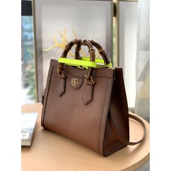 Gucci Borsa tote piccola Diana 660195 Marrone