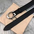 Qualità da grande replica Gucci Cintura con fibbia G 655567 Nero