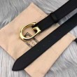 Qualità da grande replica Gucci Cintura con fibbia G 655567 Nero