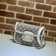 Gucci Horsebit 1955 Mini Imitazioni borse griffate 658574 Bianco