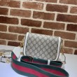 Gucci Horsebit 1955 Mini Imitazioni borse griffate 658574 Bianco