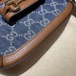 Gucci Horsebit 1955 Mini Borsa 658574 Blu