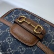 Gucci Horsebit 1955 Mini Borsa 658574 Blu
