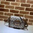 Gucci Horsebit 1955 Mini Borsa 658574 Marrone