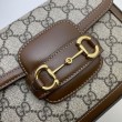 Gucci Horsebit 1955 Mini Borsa 658574 Marrone