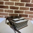 Imitazione Borsa Gucci Messenger con Interlocking G 674164 Marrone