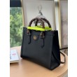 Imitazione Gucci Diana piccola Tote Bag 660195 Nero