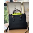 Imitazione Gucci Diana piccola Tote Bag 660195 Nero