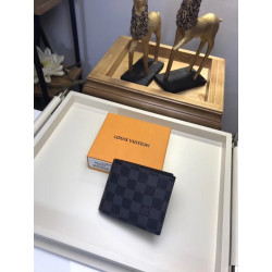imitazione LV Amerigo Portafoglio Damier Graphite N60053
