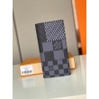 LV Brazza Portafoglio Damier Graphite 3D N60436