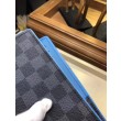 Alta gamma replica LV Brazza Portafoglio Damier Graphite N64430
