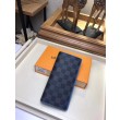 Alta gamma replica LV Brazza Portafoglio Damier Graphite N64430