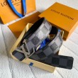 LV LV Initials 40MM Cintura reversibile Damier Graphite MP314V