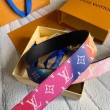 Pari all'originale replica LV LV Shape 40MM Cintura reversibile Monogram MP313V