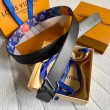 Pari all'originale replica LV LV Shape 40MM Cintura reversibile Monogram MP313V