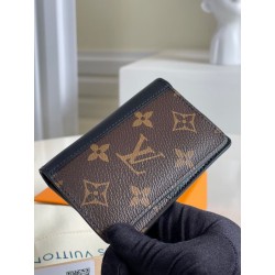 LV Pocket Organizer Monogram Macassar M60111