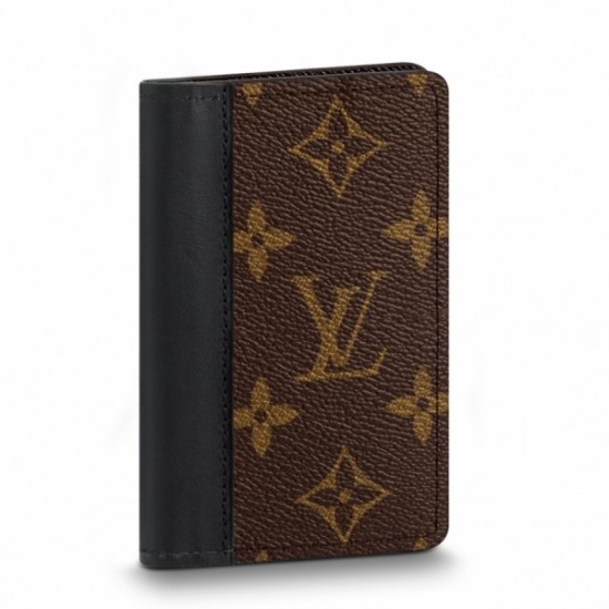 LV Pocket Organizer Monogram Macassar M60111