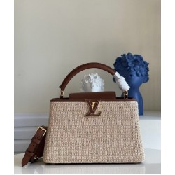 Borsa LV Capucines MM In Rafia Intrecciata M57649 Borsa LV Capucines MM In Rafia Intrecciata M57649