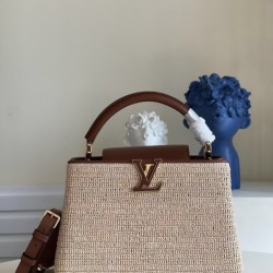 Borsa LV Capucines MM In Rafia Intrecciata M57649 Borsa LV Capucines MM In Rafia Intrecciata M57649
