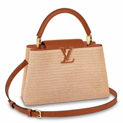 Borsa LV Capucines MM In Rafia Intrecciata M57649