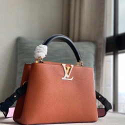 Qualità superiore replica Louis Vuitton Capucines BB In Pelle Marrone M59266 Qualità superiore replica Louis Vuitton Capucines BB In Pelle Marrone M59266