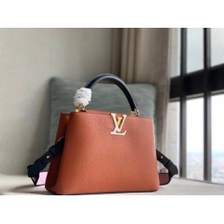 Qualità superiore replica Louis Vuitton Capucines BB In Pelle Marrone M59266 Qualità superiore replica Louis Vuitton Capucines BB In Pelle Marrone M59266