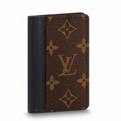 LV Pocket Organizer Monogram Macassar M60111