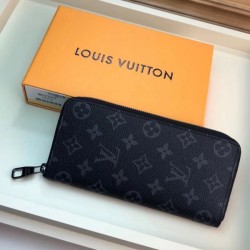 Portafoglio Louis Vuitton Zippy Vertical Monogram Eclipse M62295 Portafoglio Louis Vuitton Zippy Vertical Monogram Eclipse M62295