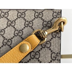 Pochette Gucci Neo Vintage GG Supreme 473956 Marrone