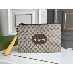 Pochette Gucci Neo Vintage GG Supreme 473956 Marrone
