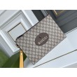 Pochette Gucci Neo Vintage GG Supreme 473956 Marrone
