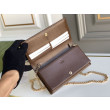 Qualità superiore replica Portafoglio Gucci Horsebit 1955 con catena 621892 Caffè Qualità superiore replica Portafoglio Gucci Horsebit 1955 con catena 621892 Caffè