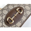 Qualità superiore replica Portafoglio Gucci Horsebit 1955 con catena 621892 Caffè Qualità superiore replica Portafoglio Gucci Horsebit 1955 con catena 621892 Caffè