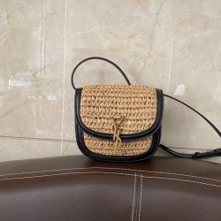 Saint Laurent Kaia Small Satchel Bag Albicocca